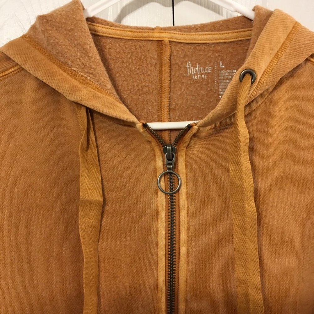 Flirtitude Cropped Zipper Hoodie - Picture 3 of 7